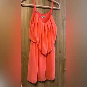 Rose / peach summer dress